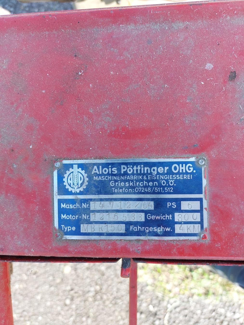 Pöttinger Raccolta foraggio grezzo: Pöttinger Heuwender / Heuraupe MBR 150 – Usato da Lachen SZ venduto da philip090 5