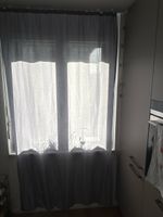 Gardine grau, neuwertig, Blickdicht, Top Zustand!