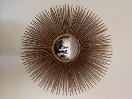 Dekorspiegel / Sunburst-Spiegel (Sonnenspiegel) in Gold