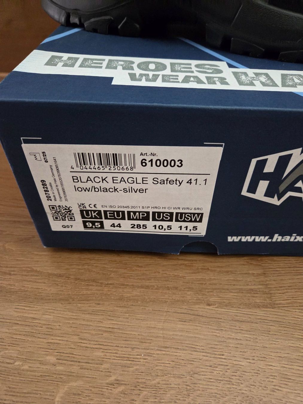 Haix Chaussures hommes: Haix Arbeitsschuh Black Eagle – Neuf avec emballage d'origine à DomatEms par Gambon 1