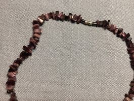 Wunderschöne Edelstein-Heilstein Splitterkette; Amethyst