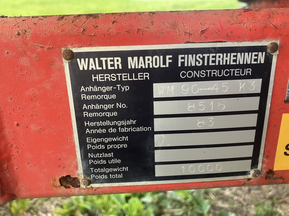 Marolf Rimorchi: Marolf dreiseitenkipper kipper 10t – Usato da Bigenthal venduto da xfighter27 4