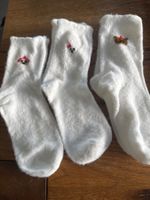 3x Kuschelsocken - flauschig weich-Wohlfühlen- Zeit für Dich