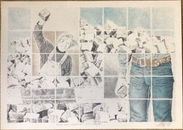 Peter König: „Halten und Werfen“ - Lithographie