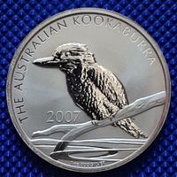 2007 Australian Kookaburra 1 oz 999 Silver