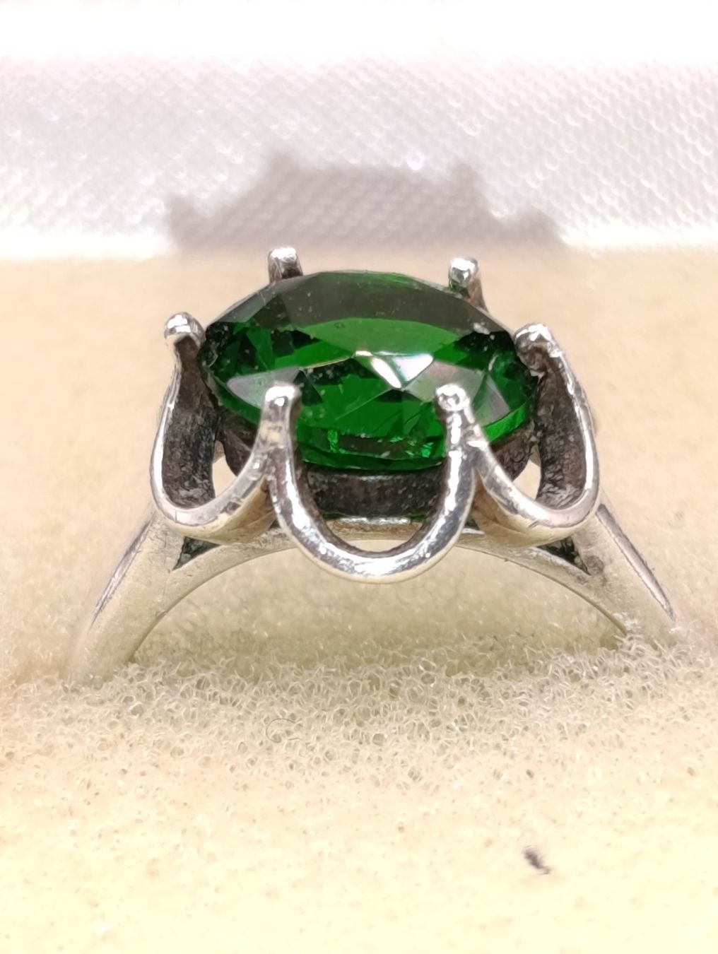 Anelli: Vintage 925er Silber Ring mit Schmuckstein Top – Usato da Steffisburg venduto da 1.Schmuckschatulle 2