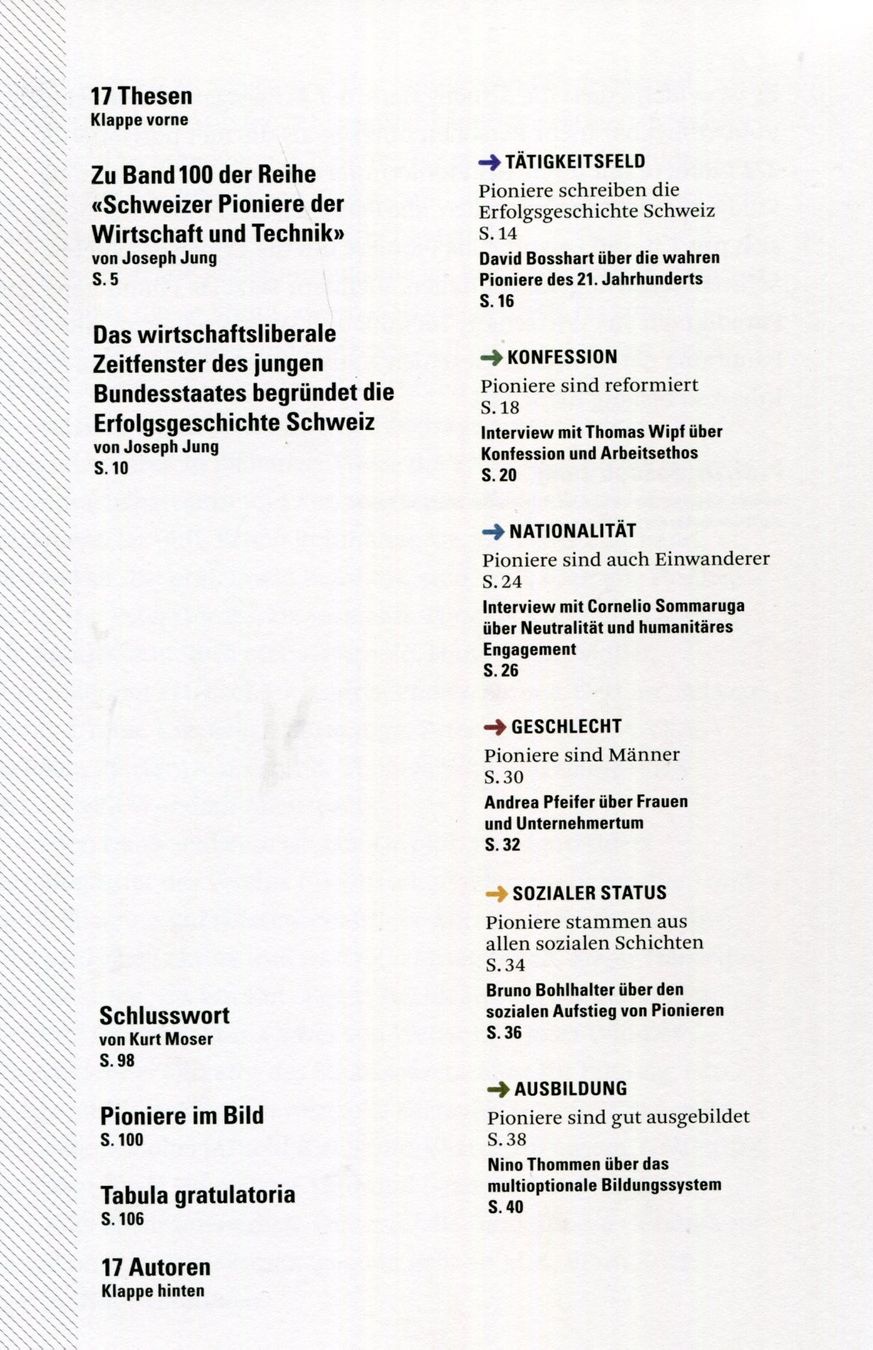 Libri: Schweizer Pioniere der Wirtschaft und Technik. Bd. 100. – Usato da Aarau venduto da Elmaar41 2