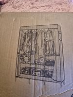 Stoffkleiderschrank Burgunder Neu in Originalverpackung
