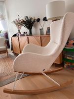 Kave Home Vania Schaukelstuhl Weiss