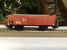 buco hochbordwagen der DB mit bremserhaus