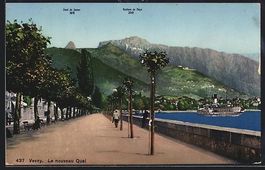 Vevey, Le nouveau Quai, Dent de Jaman et