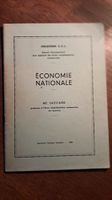 Ancien manuel scolaire Économie Nationale 1938 - 