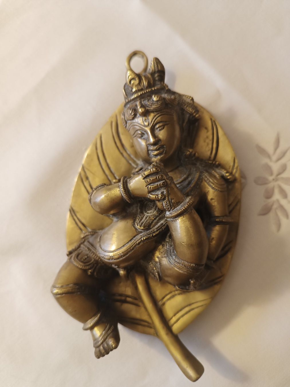 Skulpturen & Statuen: Krishna auf Lotus Messing – Gebraucht aus Dürnten von tomek007 1