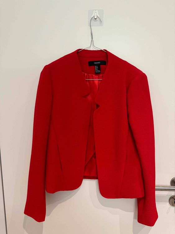 Giacche: Roter Blazer Forever 21 – Nuovo (secondo la descrizione) da Glattpark(Opfikon) venduto da G-hemmings