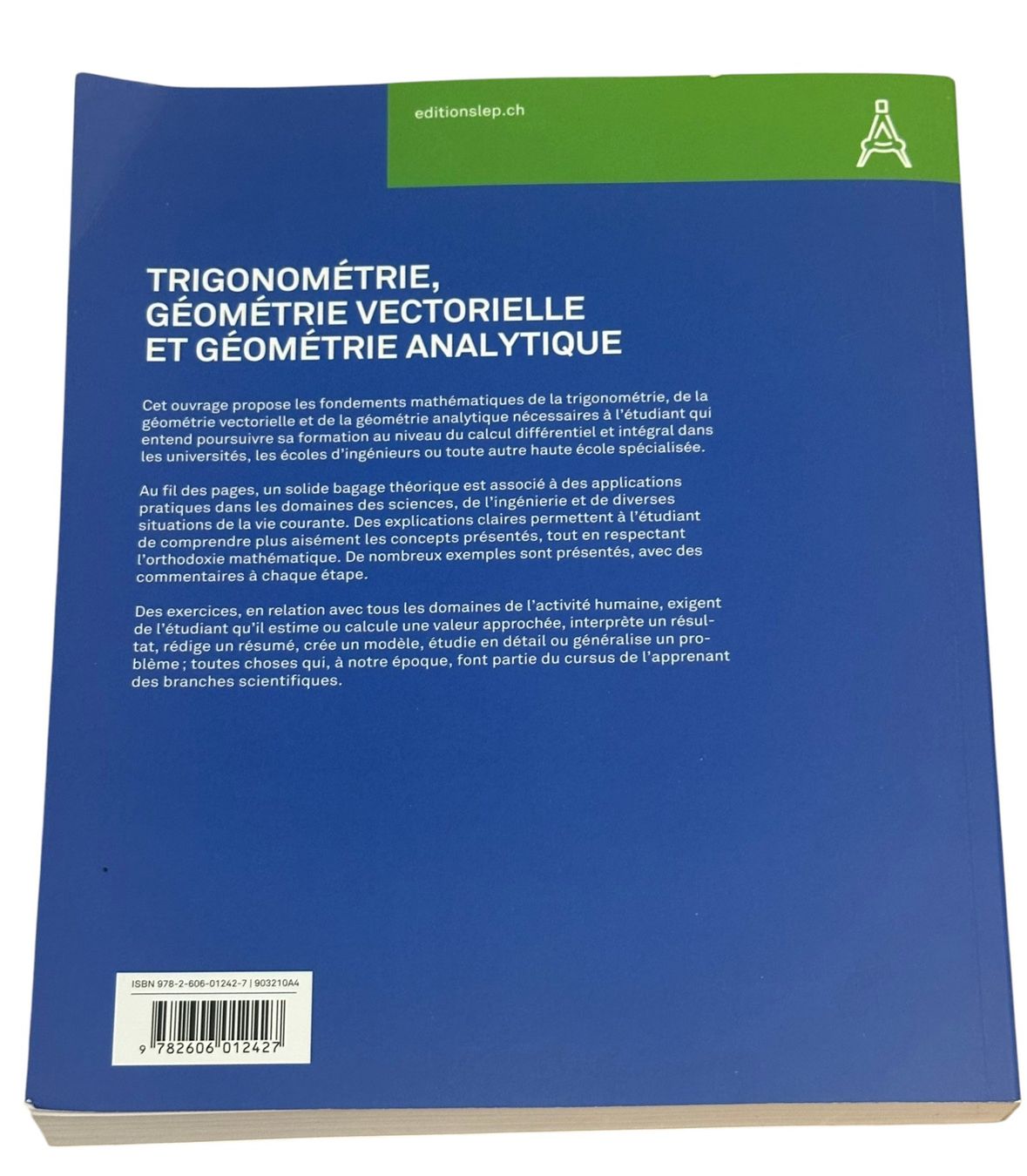 Libri: Livre "Trigonometrie, Géometrie Vectorielle..." – Usato da Lausanne venduto da SkySell 1