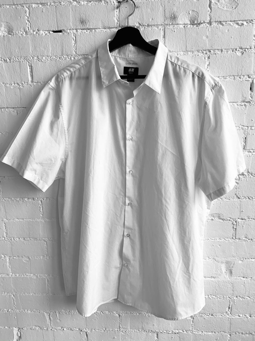 H&M Camicie: Weisses Kurzarm-Herrenhemd von H&M – Usato da Bern venduto da Fraeuleinhonig 2