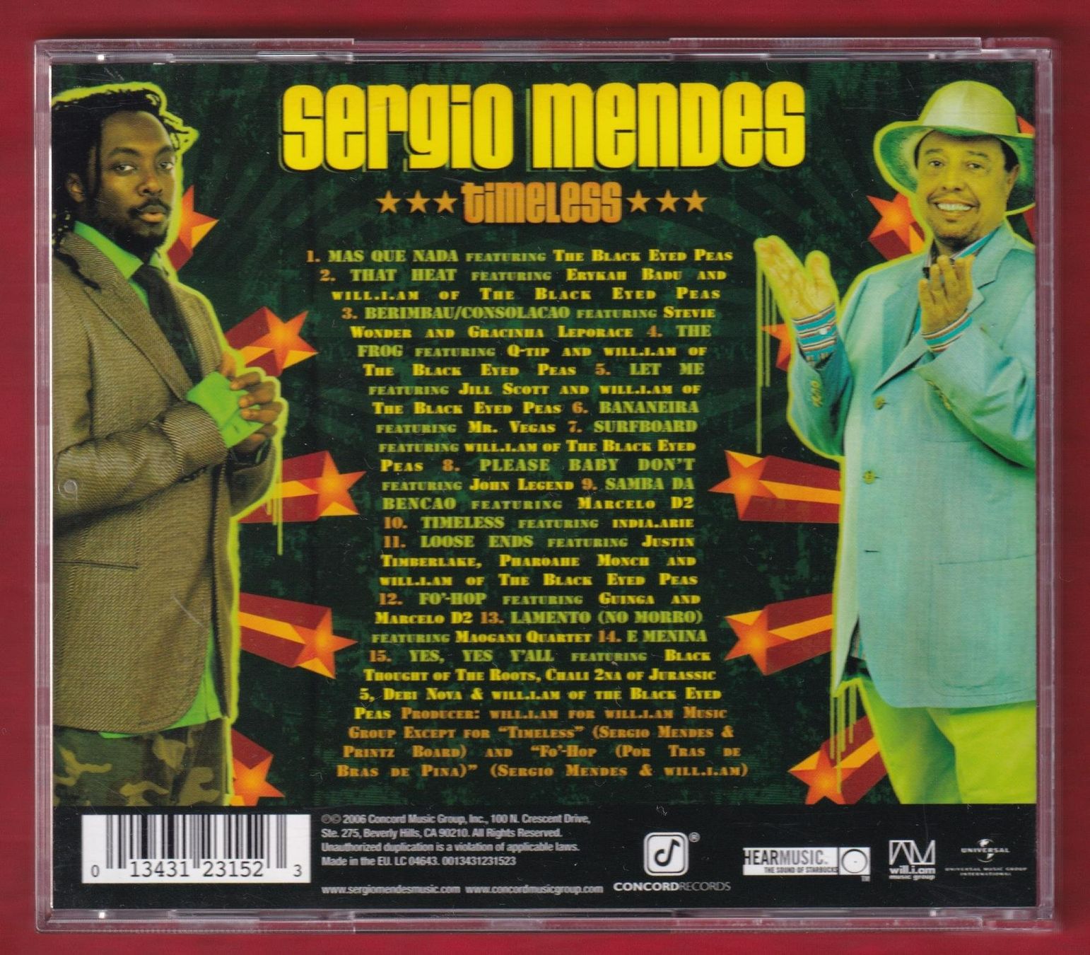 CDs: Sergio Mendes - Timeless (CD) – Gebraucht aus Zürich von Pfluftl2000 1