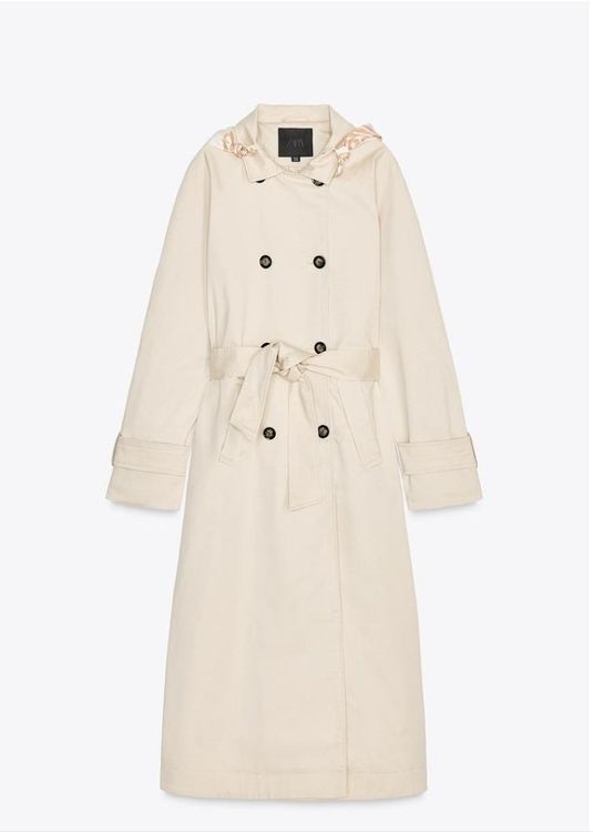Zara Mäntel: ✨ZARA Trend Trenchcoat Halstuch Beige,  Gr.M NEU Fr.139.00✨ – Neu und originalverpackt aus Rotkreuz von beltraum 2