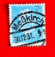 DEUTSCHES REICH VOLLSTEMPEL MESSKIRCH BADEN WÜRTTEMBERG 1931