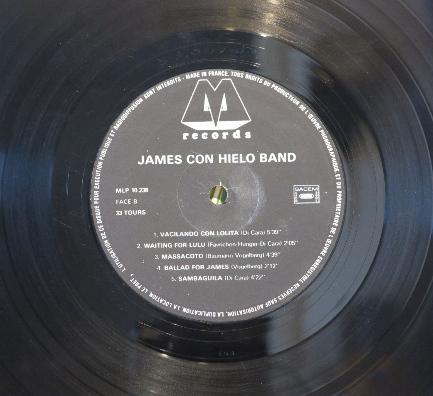 Dischi in vinile: James con Hielo Band - LP – Usato da Zürich venduto da Naim60 4