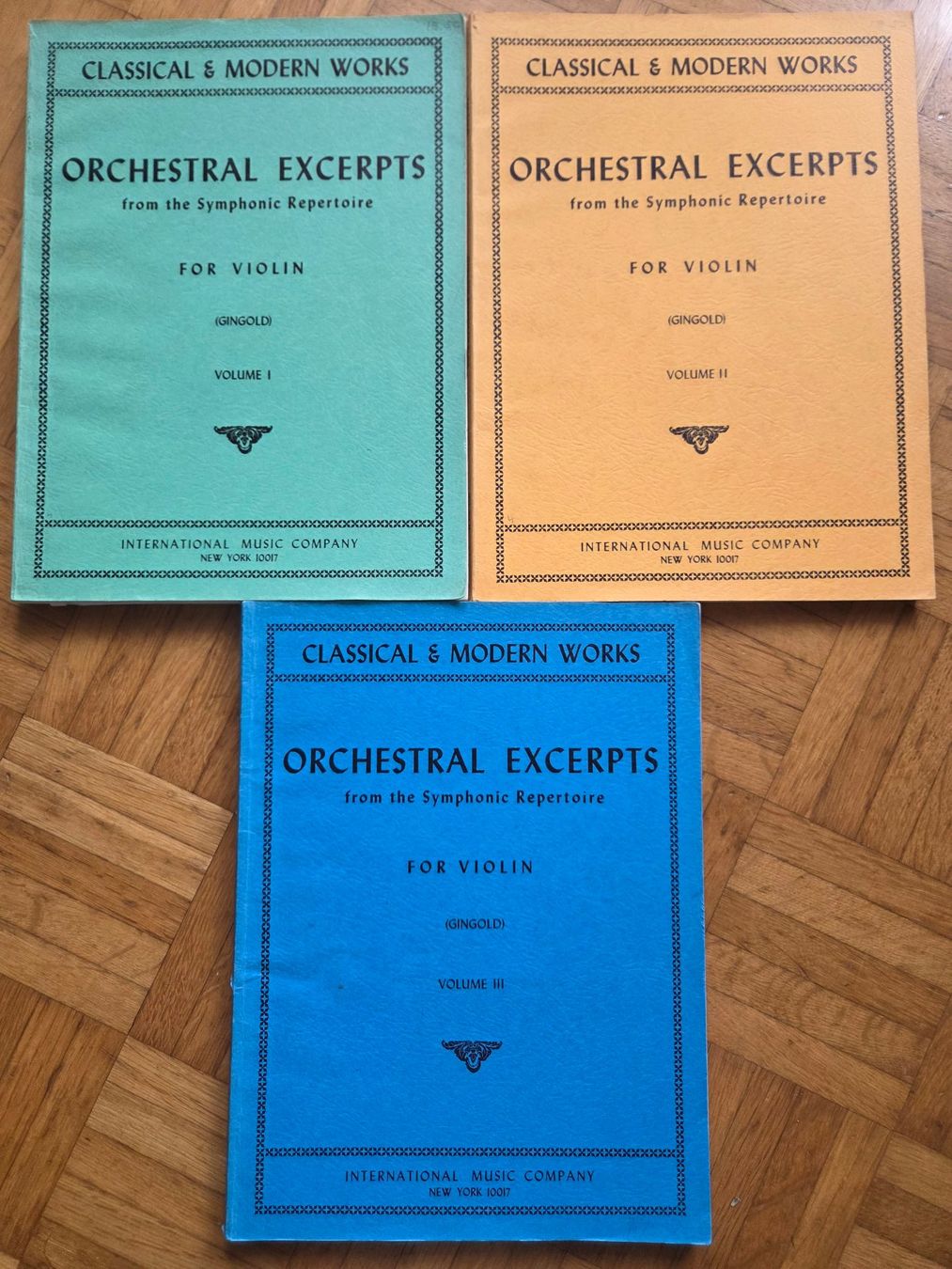 Libri: Orchestral Excerpts for violin volume 1-3 – Usato da Basel venduto da Roundtrip
