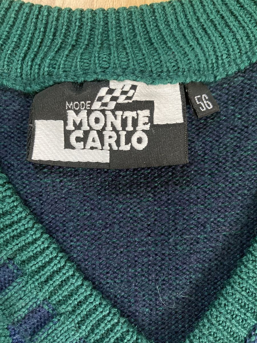Maglioni & Felpe: Grüner Vintage Monte Carlo Strickpullover – Usato da Therwil venduto da blubblubblubb 3