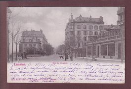 LAUSANNE - Boulevard de Grancy - 1901 // pli d'angle //