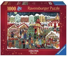 Ravensburger 1000 Teile Puzzle Merry Weihnachtsmarkt