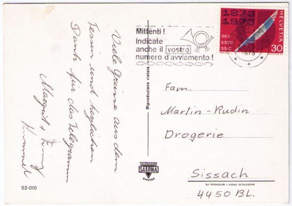 Cartoline postali: Locarno - 3 Bild AK – Usato da Binningen venduto da Mountainrider 1