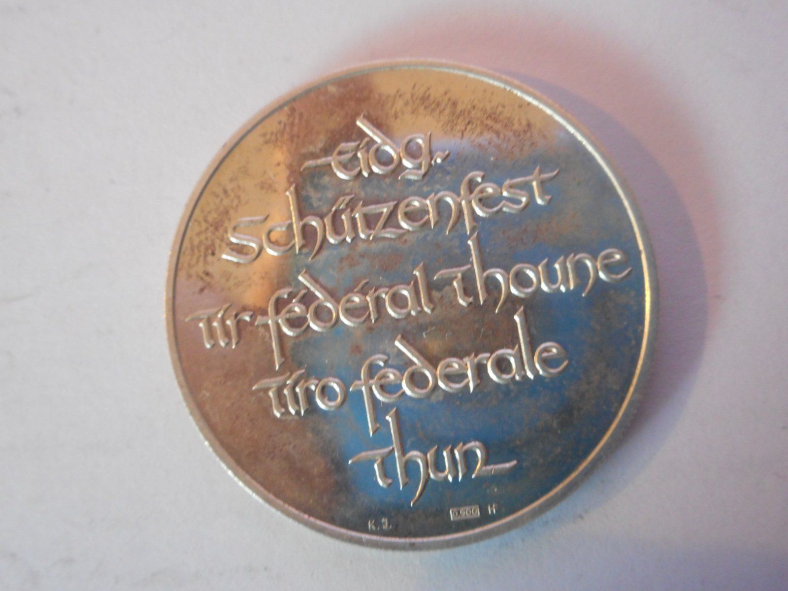 Medaglie: 1969  Eid. Schützenfest Thun silber – Usato da Kriegstetten venduto da pizlad2010 1