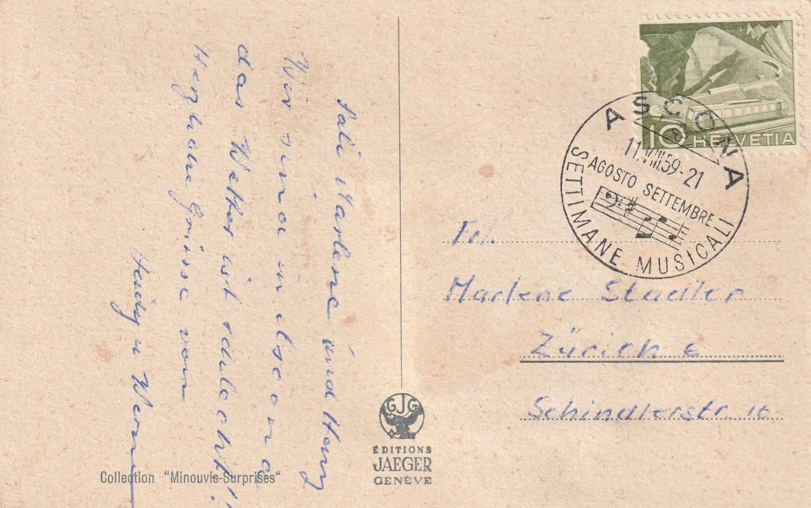 Cartoline postali: Locarno mit Leporello – Usato da Rorschacherberg venduto da fratovi2 2