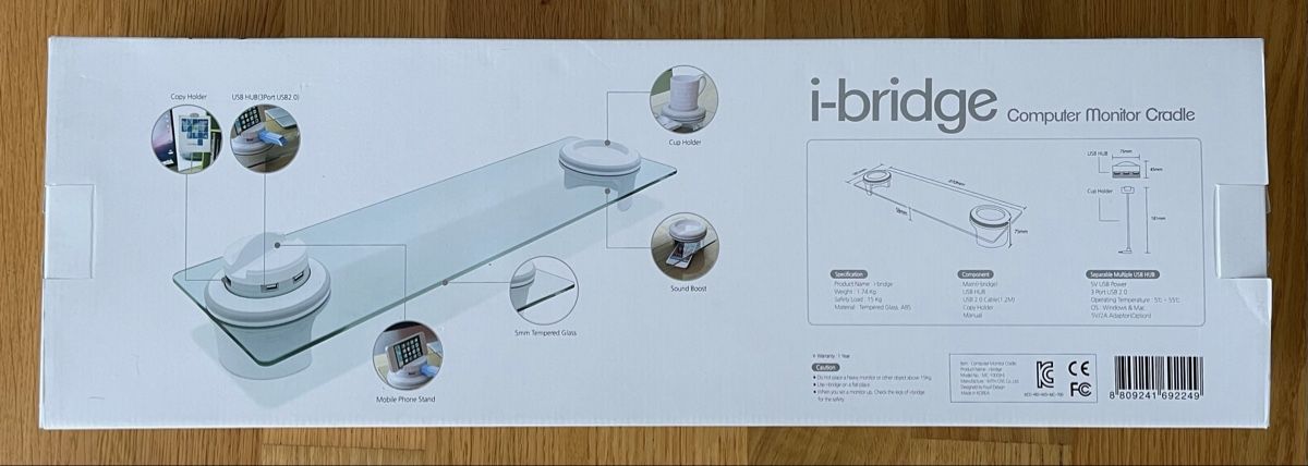Altro in Decorazioni & Accessori: i-bridge Ständer, Glasablage mit USB Hub – Nuovo (secondo la descrizione) da Suhr venduto da Niti66 1