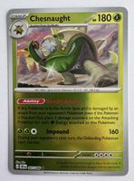 Pokemon Chesnaught 007/086 Reverse Holo -EN- Chaos Rising