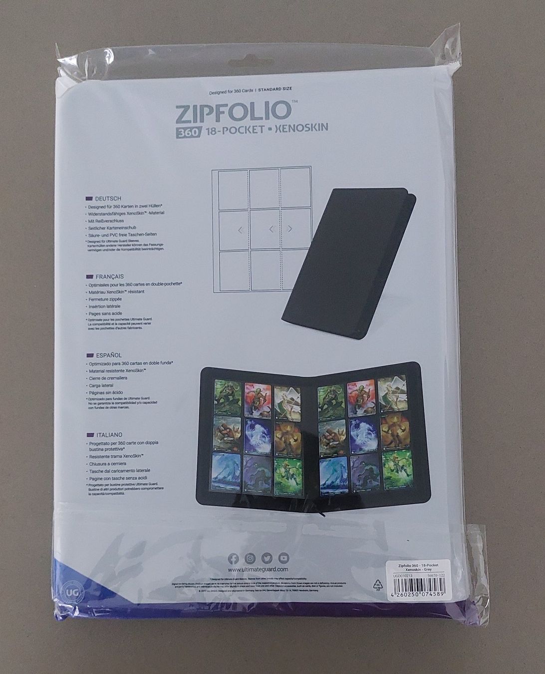 Carte collezionabili: Ultimate Guard 9 pocket zipfolio binder for trading cards – Usato da Bellinzona venduto da Pagur 1