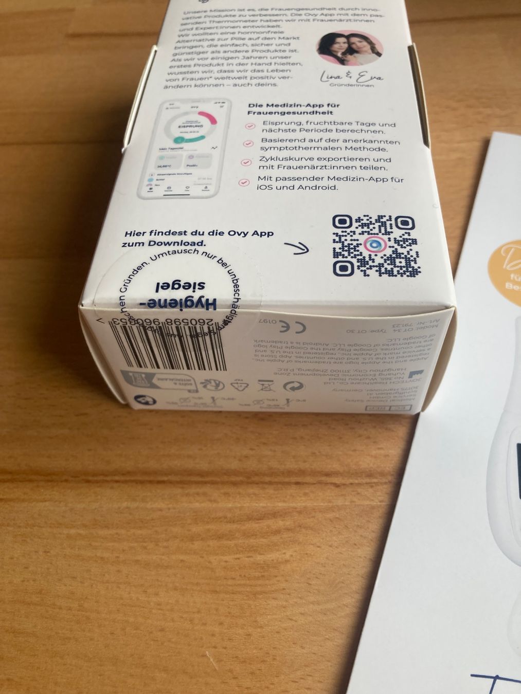 Altro per la casa: Ovy Bluetooth Basalthermometer originalverpackt – Nuovo e nell'imballaggio originale da Herzogenbuchsee venduto da Tinos30 1