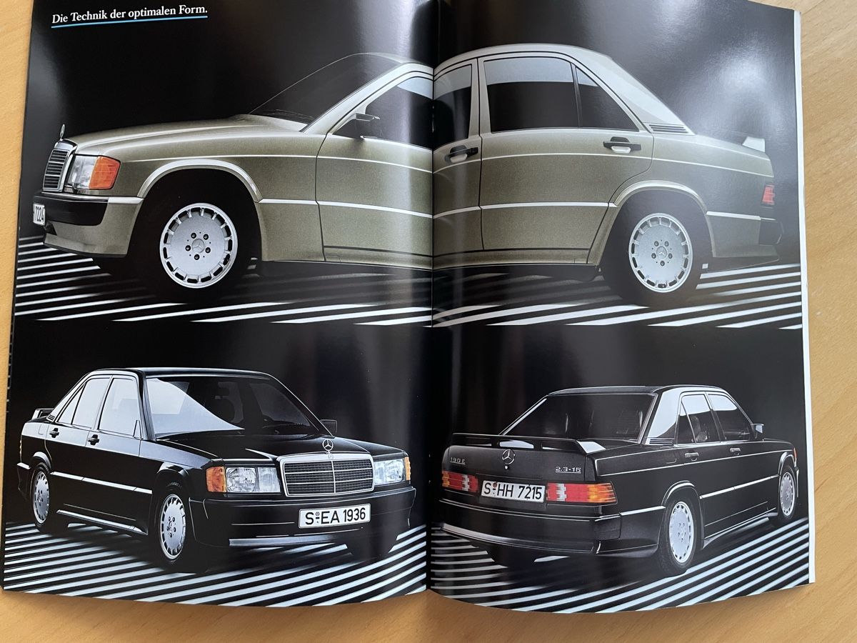 Mercedes-Benz Documenti: Mercedes-Benz 190E 2.3-16 Prospekt – Nuovo (secondo la descrizione) da Thun venduto da Pesche555 1