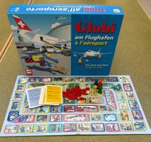 Brettspiel Globi am Flughafen von Carlit gebrauchter Zustand