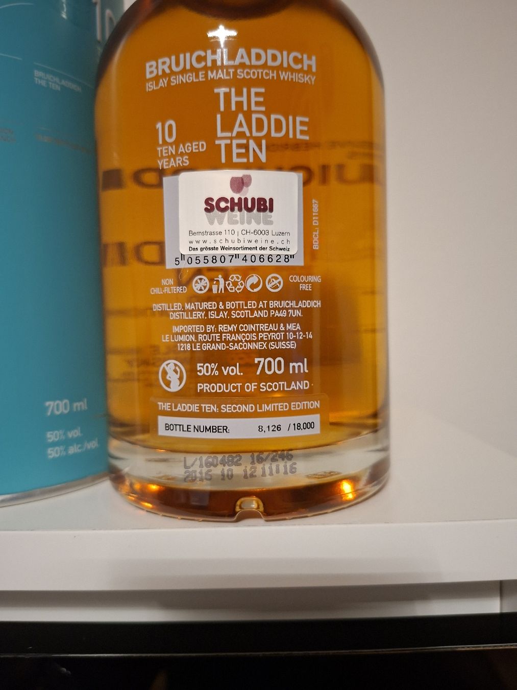Bruichladdich Spirituosen: Bruichladdich The Laddie Ten Second Edition 50% – Gebraucht aus Kriens von Arthur73 3