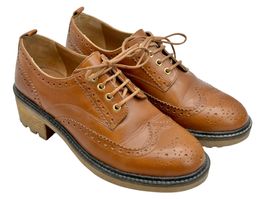 Chaussures à lacets Minelli Oxford cuir marron. Pointure 37