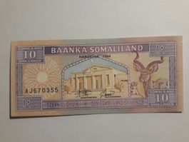 SOMALILAND - 10 Shillings 1994 UNC (AJ670355)