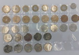 Münzen-Lot Frankreich: Konvolut Pre-Euro Francs