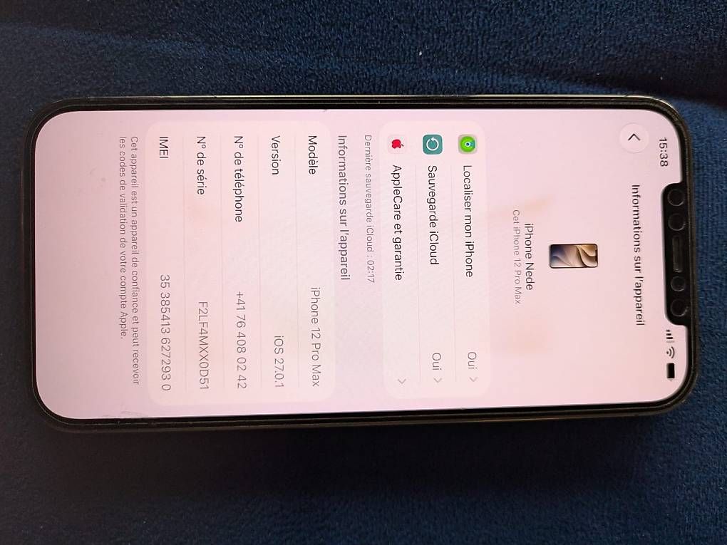 Telefoni cellulari / Smartphones: Iphone 12 pro max  – Usato da Clarens venduto da sta_bb7p 4