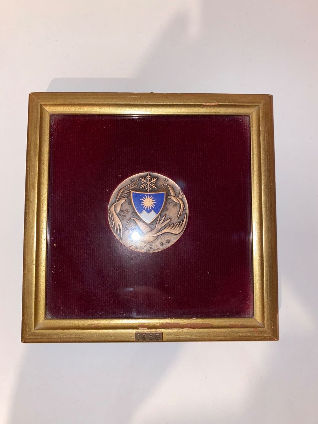 Medaglie: Münze/Medaille mit Rahmen 1963 – Usato da Heiden venduto da fam_797q