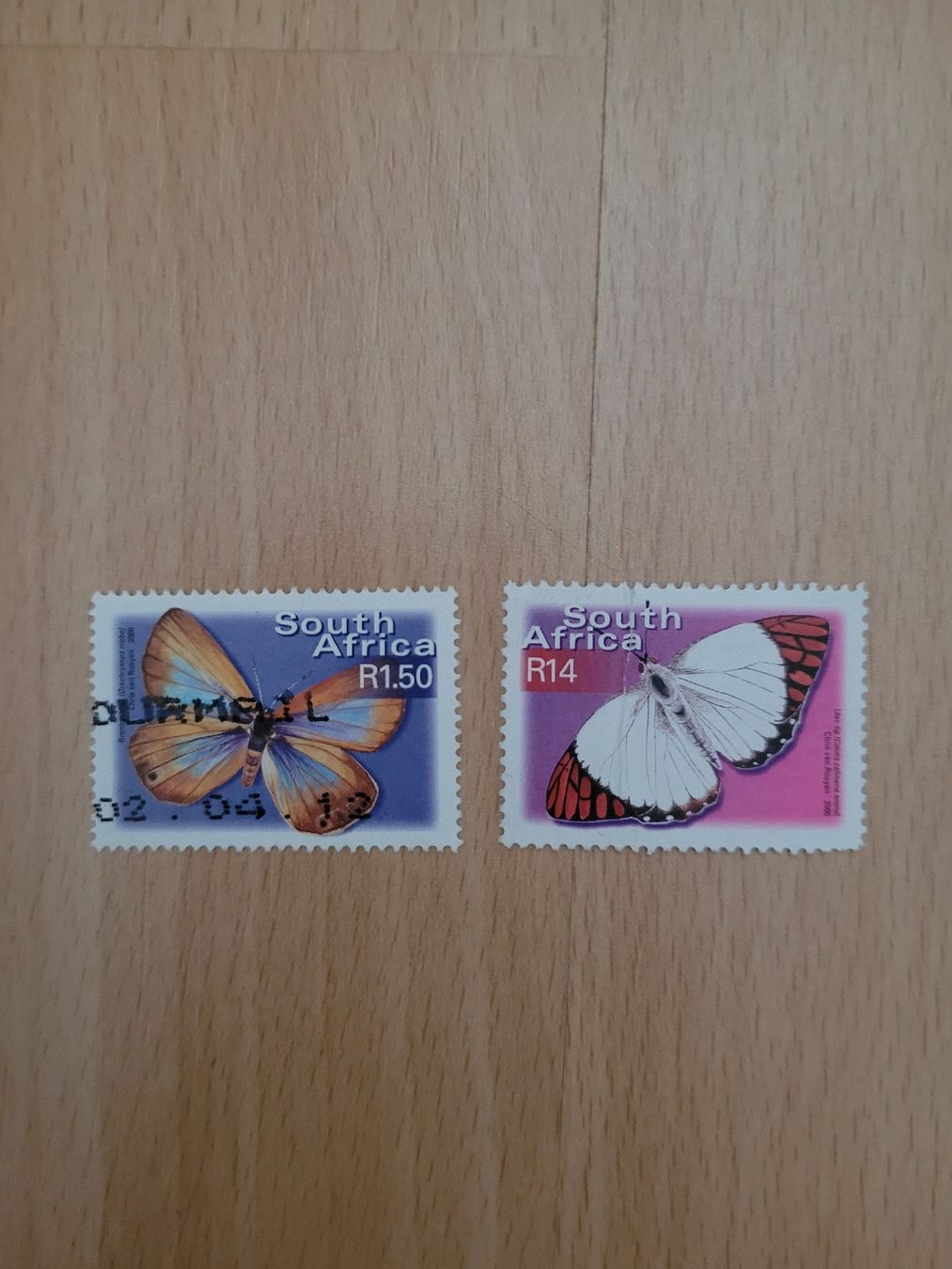 Tutti i francobolli: Briefmarken südafrika Schmetterlinge – Usato da Inwil venduto da Flower2325