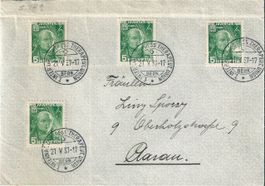 PJ 1936 avec cachet spécial type S.172