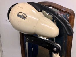 Stehlampe 30er Jahre Hanau Sollux Stativ Rollen vintage Loft
