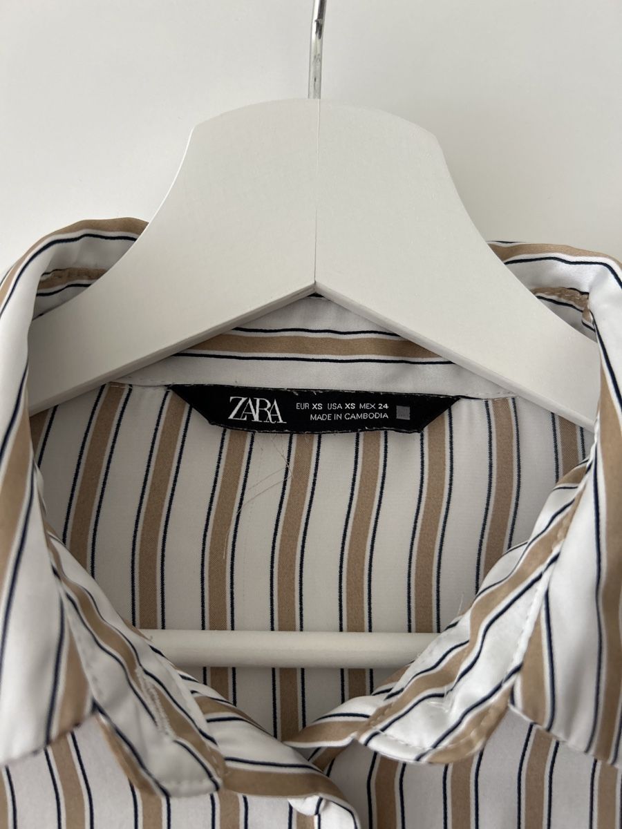 Zara Camicette: ZARA Streifenbluse – Nuovo (secondo la descrizione) da Brunnen venduto da lor_mgw5 2