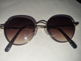 Sonnenbrille Brillenbau Titanium IP goldfarben gebraucht