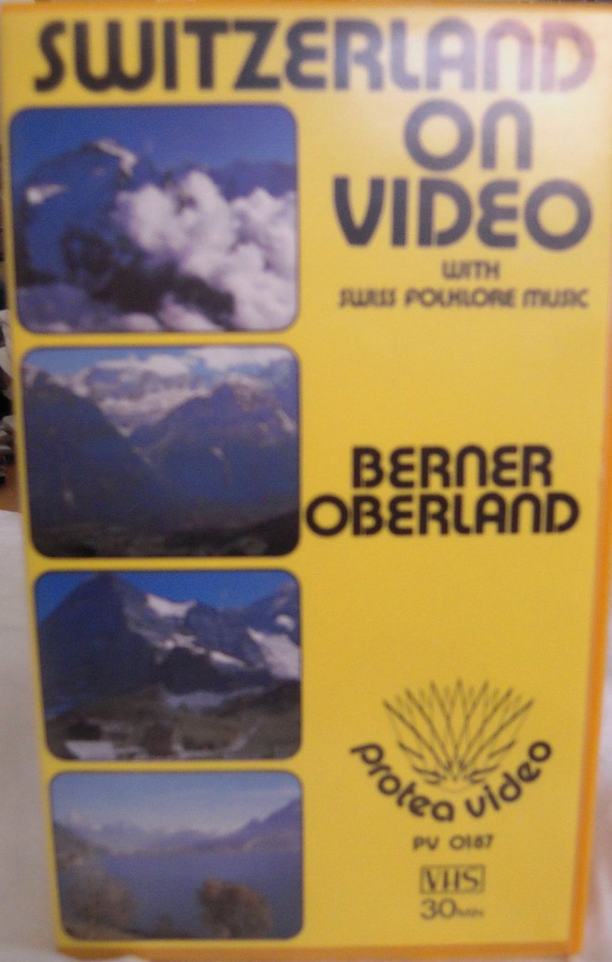 Tutti i VHS: VHS  SWITZERLAND ON VIDEO BERNER OBERLAND – Usato da Heimberg venduto da Rockenrol