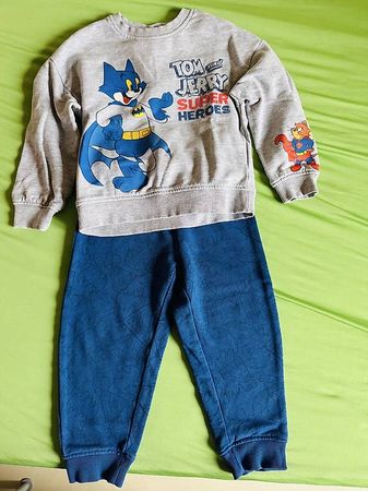 Warner Bros Tom & Jerry Sportset Sportanzug Set Kinder 92